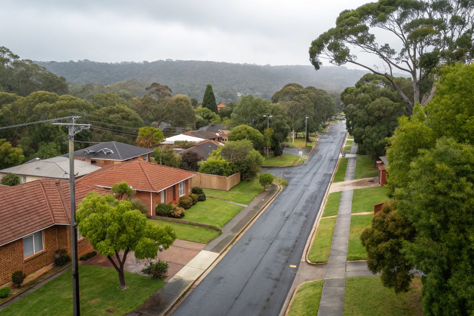 Established residential street in Cooranbong near Avondale University